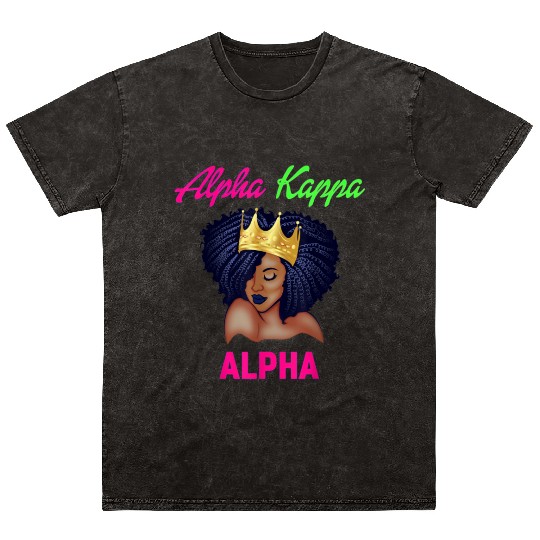 Alpha Kappa AKA Sorority Paraphernalia christmas p Mineral Wash T Shirts