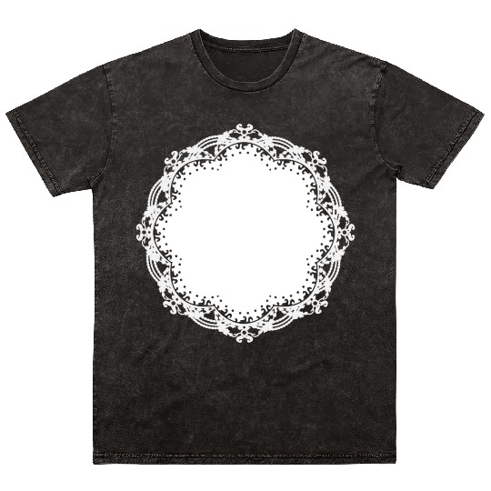 snow-white cake lace as a frame and decoration Mineral Wash T Shirts