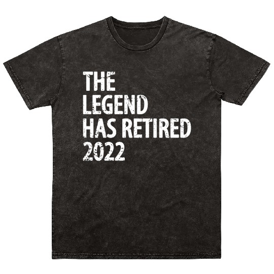 Retirement 2022 Mineral Wash T Shirts The Legend Has Retired 2022