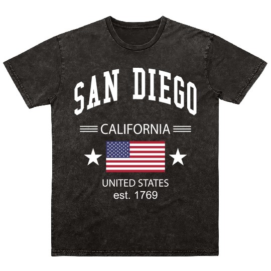 San Diego Mineral Wash T Shirts