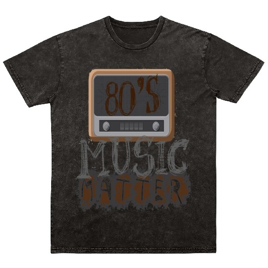 80s music lover 80s music matters3 Mineral Wash T Shirts