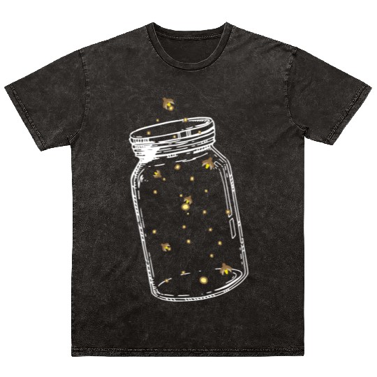 Lightning Bugs Catching Fireflies I Fireflies Mineral Wash T Shirts