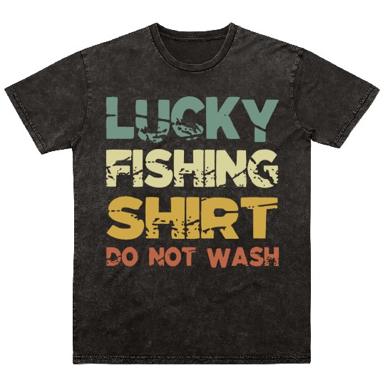 Lucky Fishing Mineral Wash T Shirts
