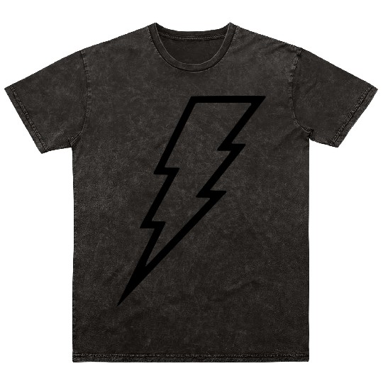 lightning, lightning bolt, bolt of light, flashing Mineral Wash T Shirts