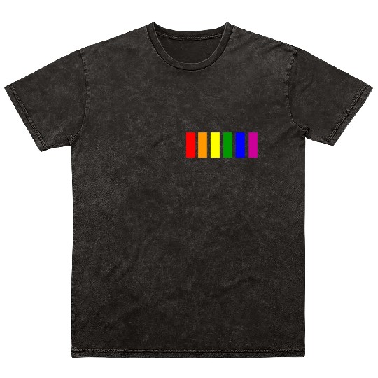 Gay pride abstract design Mineral Wash T Shirts