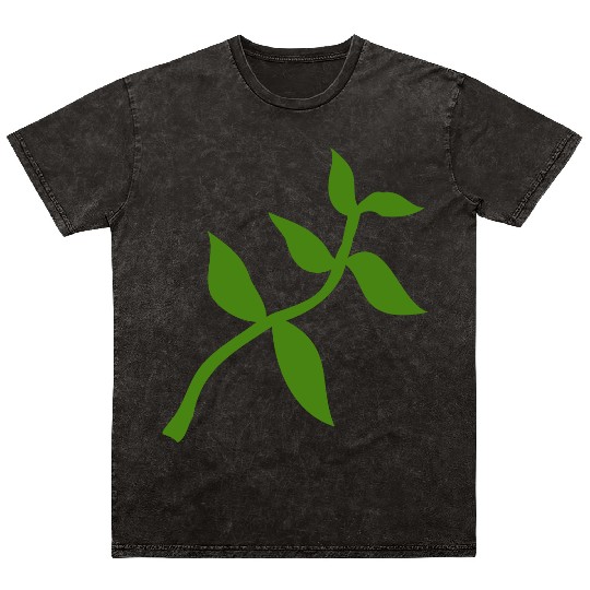 plant olive branch Mineral Wash T Shirts