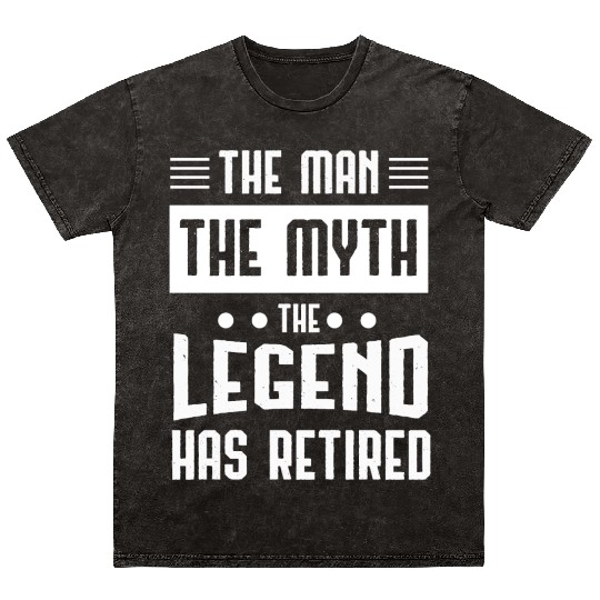 Retired Legend Consultancy Fee Retirement Gift Mineral Wash T Shirts