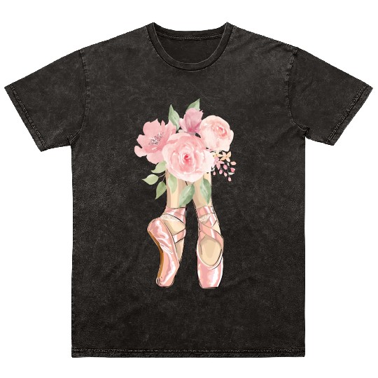 Proud Ballet Dancer Ballerina Ballet Dance Gifts Mineral Wash T Shirts