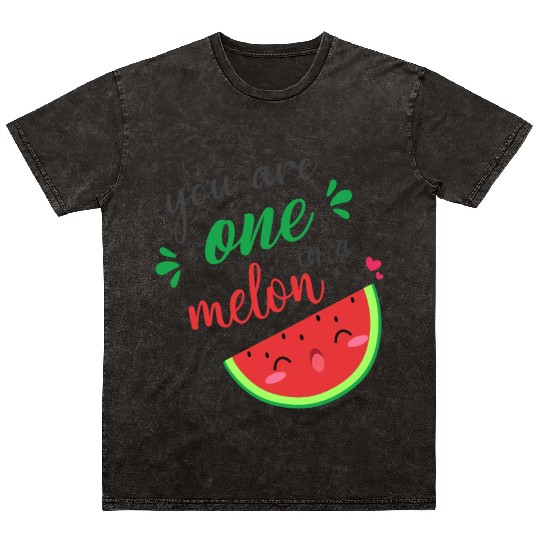 you are one in a melon- cute watermelon Mineral Wash T Shirts