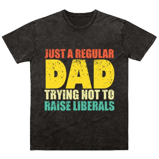 Mens Republican Just A Regular Dad Trying Not To Mineral Wash T Shirts