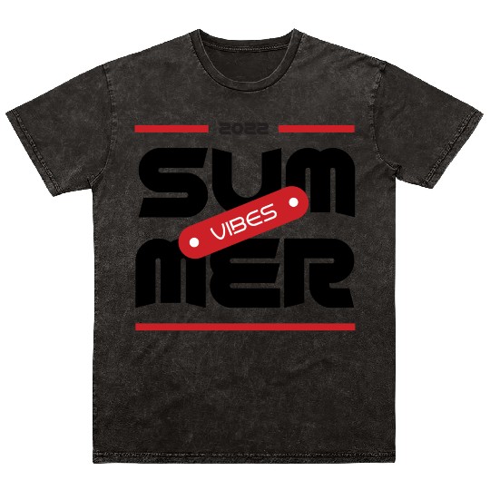 Summer Vibes Mineral Wash T Shirts