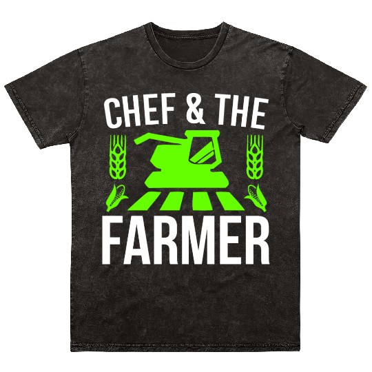Farmer Mineral Wash T Shirts Chef & the Farmer Farm Life Gift Mineral Wash T Shirts