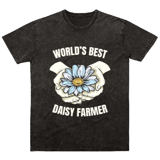 Daisy Garden Gardening Gardener Mineral Wash T Shirts