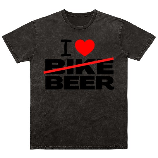 I love Bike Mineral Wash T Shirts