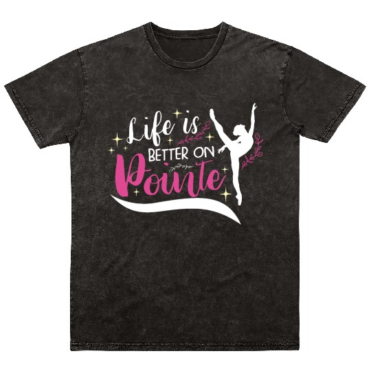 Ballet Ballerina Dance Dancer Dancing Ballet Gift Mineral Wash T Shirts