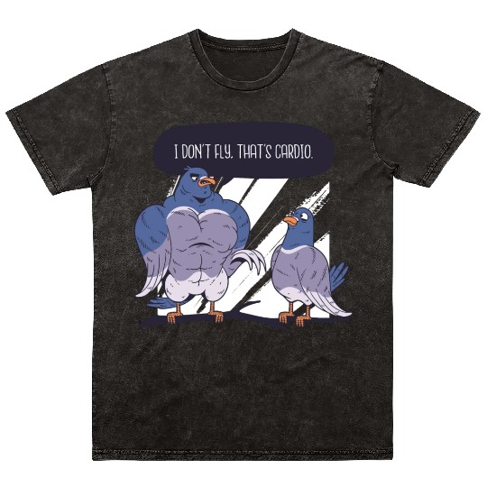 Muscle Pigeon Mineral Wash T Shirts