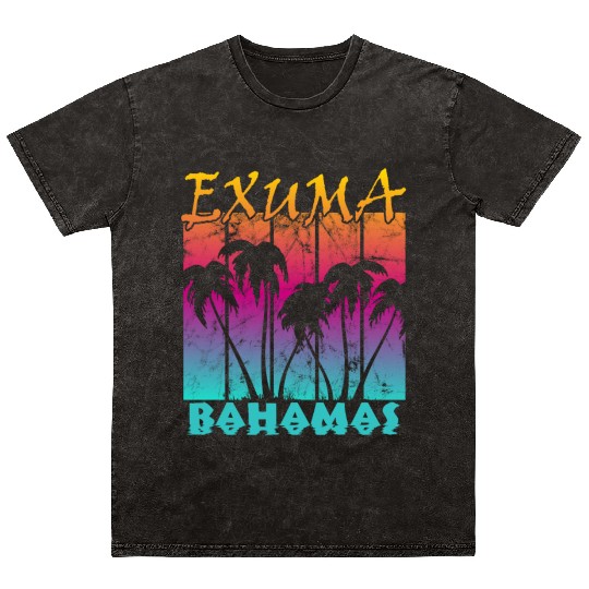 Exuma Bahamas Mineral Wash T Shirts