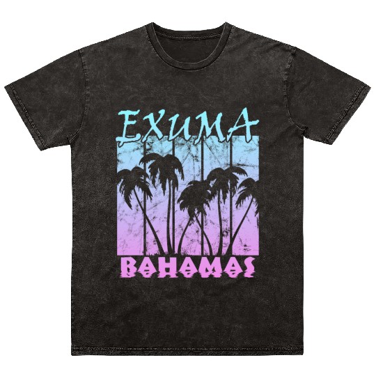 Exuma Bahamas Mineral Wash T Shirts
