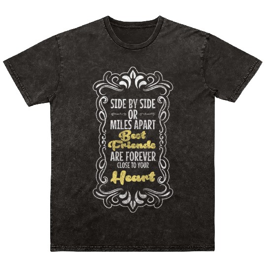 Friendship Best Friends Brother Trust Mineral Wash T Shirts