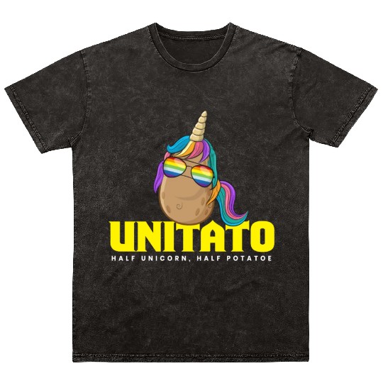 Unitato Potato Unicorn Mineral Wash T Shirts