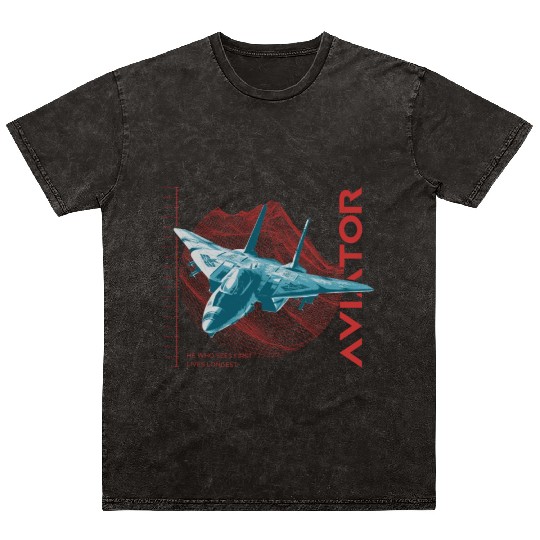 Aviator F-14 Tomcat Mineral Wash T Shirts