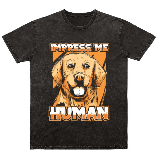 Golden Retriever Breed Dog Lover Mineral Wash T Shirts