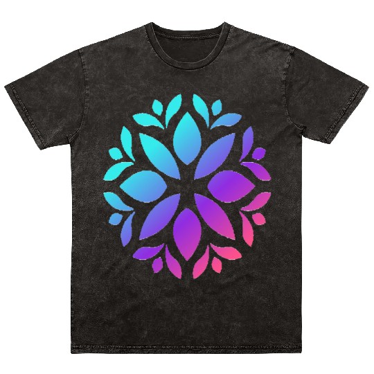 Flower Mineral Wash T Shirts