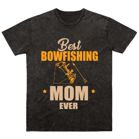 Best Bow Fishing Mom Mineral Wash T Shirts