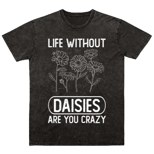 Daisy Garden Gardening Gardener Mineral Wash T Shirts