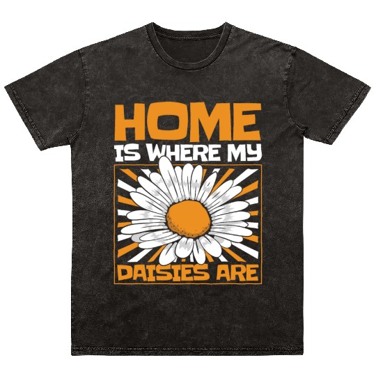 Daisy Garden Gardening Gardener Mineral Wash T Shirts