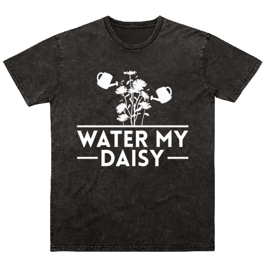 Daisy Garden Gardening Gardener Mineral Wash T Shirts