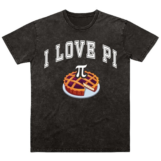 Happy Pi Day I Love Pi Celebrate Pi Day Geek Nerd Mineral Wash T Shirts