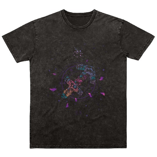 Sagittarius Zodiac Astrology Sagittarius Zodiac As Mineral Wash T Shirts