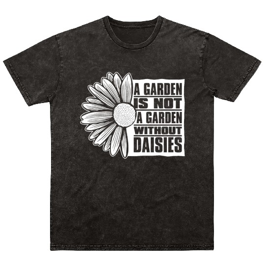 Daisy Garden Gardening Gardener Mineral Wash T Shirts