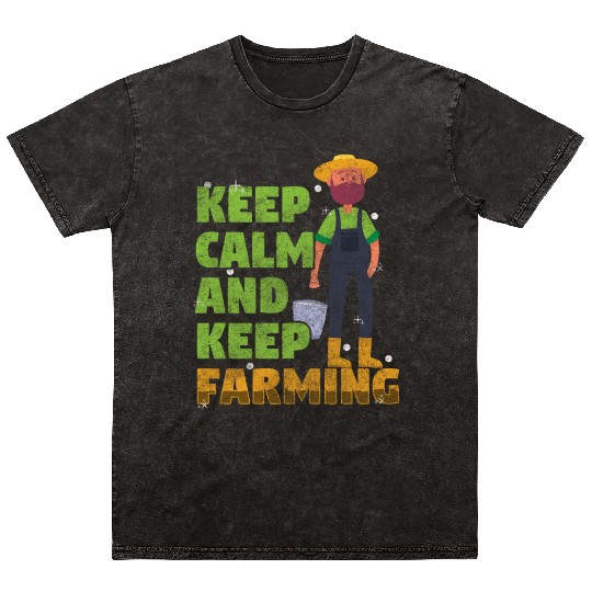 Agriculture Tractor Cows Grain Mineral Wash T Shirts