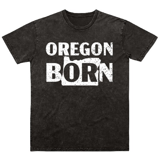 Oregon Born USA America Oregonians Travel Tourist Mineral Wash T Shirts