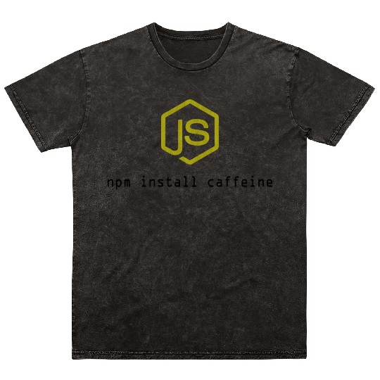 us npm install caffeine Mineral Wash T Shirts