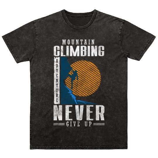 Mountaineering Climbing Sport Hobby Mineral Wash T Shirts
