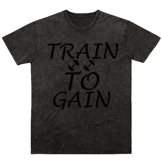 TRAIN TO GAIN Mineral Wash T Shirts