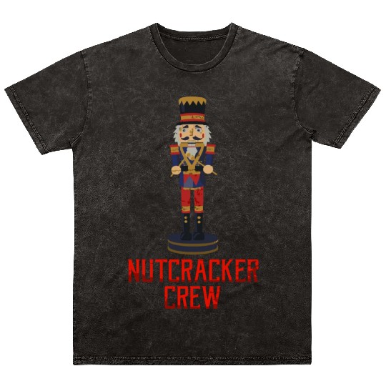 Nutcracker Crew Ballet Dance Play Retro Nut Cracke Mineral Wash T Shirts
