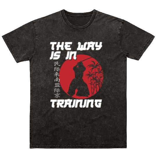 Samurai Ninja Ronin Warrior Mineral Wash T Shirts