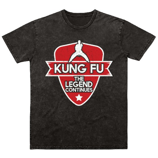 Kung Fu The Legend Continues Mineral Wash T Shirts