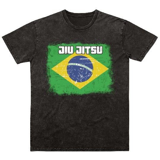 BJJ Gi Brazilian Jiu Jitsu Martial Arts Mineral Wash T Shirts