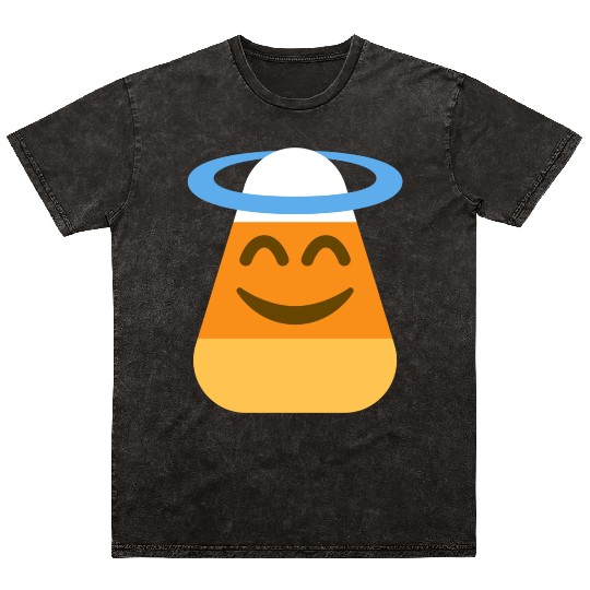 Angel Candy Corn Halloween Costume Mineral Wash T Shirts