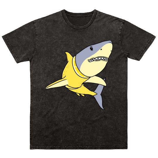 Lemon Shark for Lemon Lover Mineral Wash T Shirts
