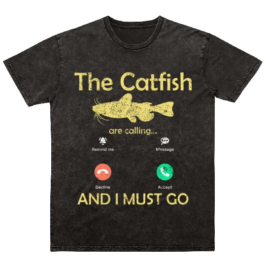 Cory Catfish Are Calling For A Catfish Hunter Mineral Wash T Shirts