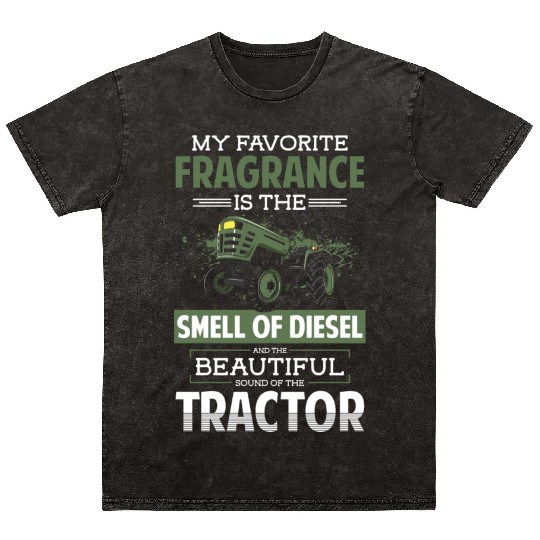 Harvester Agriculture Farm Diesel Mineral Wash T Shirts