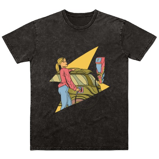 Strong independent woman Strong independent woman Mineral Wash T Shirts