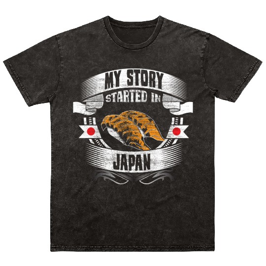 Japan Cherry Blossom Japanese Gift Idea Mineral Wash T Shirts