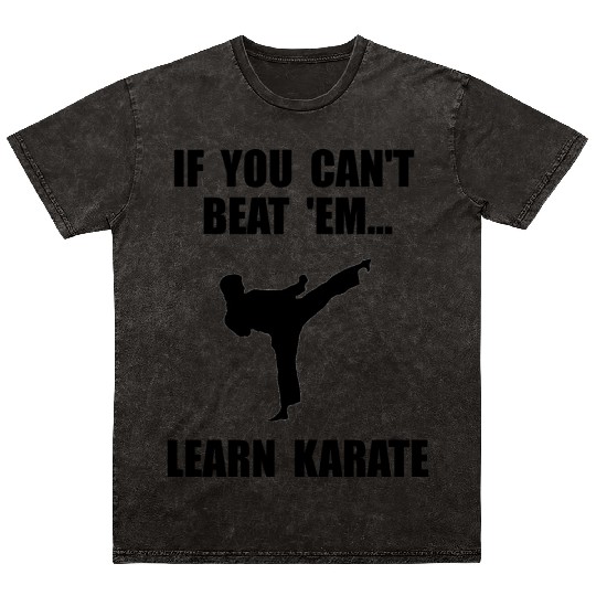 Learn Karate Mineral Wash T Shirts